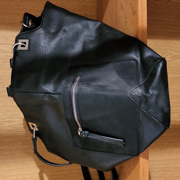 New Look Black Tote Bag with Long Strap - Picture 4 of 7